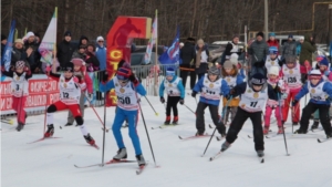 Республиканские соревнования по лыжным гонкам среди семейных команд