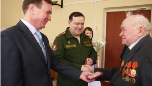 Вручение медалей ветеранам