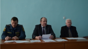 Состоялось заседание противопаводковой комиссии Мариинско-Посадского района