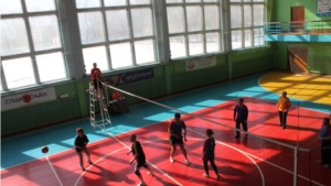 Волейбольный турнир среди работников общеобразовательных учреждений Урмарского района