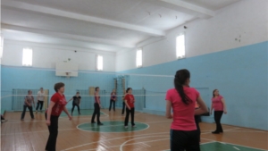 Воспитатели детских садов города Мариинский Посад провели волейбольный матч