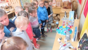 В детском саду "Рябинка" прошла выставка "Космические дали"