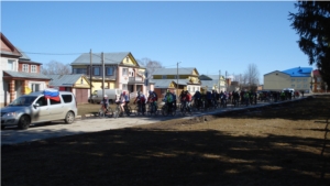 Участники велопробега «Поехали» финишировали в селе Шоршелы Мариинско-Посадского района