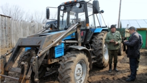 В сельскохозяйственных организациях и крестьянских фермерских хозяйствах Мариинско-Посадского района идёт технический осмотр сельскохозяйственной техники
