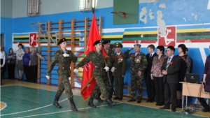 Нам память дана, чтобы вечную славу петь героям: общероссийская патриотическая акция «Часовой у Знамени Победы» – в средней школе № 48 г. Чебоксары