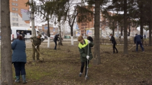 28.04.2015 Субботник в ГКЧС Чувашии