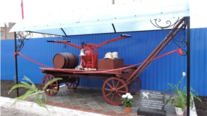 В Яльчикском районе открыто памятное сооружение огнеборцам