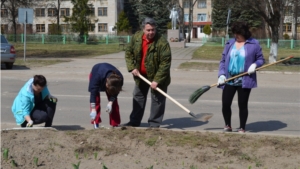 Коллектив администрации Мариинско-Посадского района продолжил череду «Чистых четвергов»
