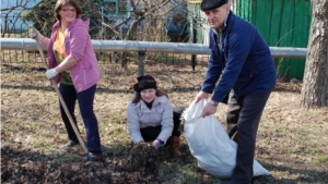 Первомайский субботник в п. Вурнары