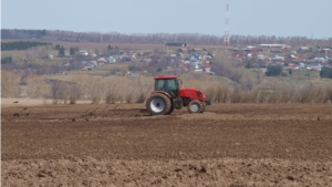 В Аликовском районе ведутся весенние полевые работы