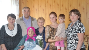90-летие отмечает жительница с.Первомайское
