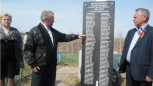 В Кугеевском сельском поселении состоялось открытие памятника