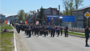 В Красноармейском районе прошла генеральная репетиция Парада Победы