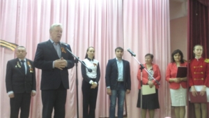 Накануне Дня Победы в Ядринском районе состоялся фестиваль детских организаций  «Ликуй,  победная весна!»
