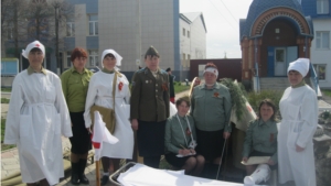 Мини палаточный музей «Медсанчасть» в военные годы