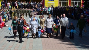 Ветеринарные специалисты Ибресинского района приняли участие в митинге, посвящённом 70-ой годовщине Великой Победы