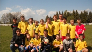 Победа команды юных футболистов  Мариинско-Посадского района
