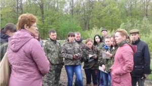 Лесоводы Мариинско-Посадского лесничества провели встречу со студентами Поволжского государственного технологического университета