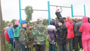 Глава администрации Урмарского района К. Никитин посетил палаточный лагерь юнармейцев