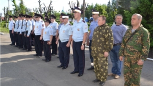 Совместный инструктаж сотрудников межмуниципльного отдела "Алатырский" и народных дружинников