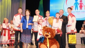 Семья Ильиных из Ядринского района на конкурсе "Успешная семья Поволжья-2015"