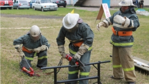 Республиканские соревнования добровольных пожарных дружин