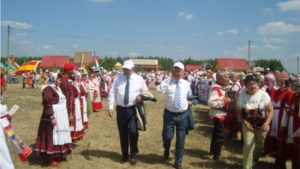 Делегация из Чувашии приняла участие в IX Всероссийском национальном празднике чувашской культуры «Уяв»