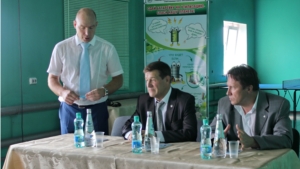 Встреча врио министра Е.В. Юшина с трудовым коллективом ООО «НП «Экология»