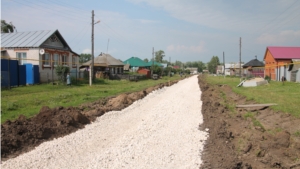 Строительство дороги в д. Пояндайкино