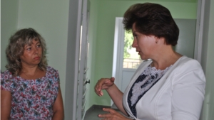 Министр здравоохранения и социального развития Чувашской Республики Алла Самойлова посетила Шемуршинский район