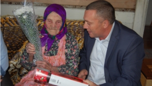 90-летний юбилей долгожительницы в Батыревском районе