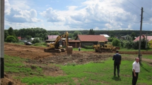 Реконструкция автодороги в деревне Новые Пинеры Канашского района