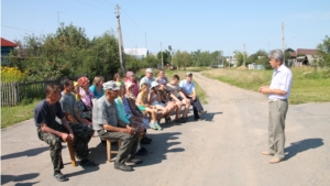 Встреча главы администрации с жителями поселка Малиновка