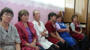 Глава Ядринского городского поселения Андрей Агаков встретился с трудовым коллективом ДОО «Аленушка»