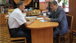Врио министра Е. Юшин посетил Комсомольский район
