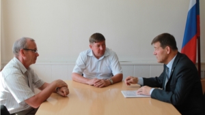 Врио министра природных ресурсов и экологии Чувашской Республики Евгений Юшин посетил с рабочим визитом  Урмарский район