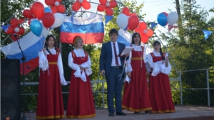 В городе Мариинский Посад состоялось праздничное мероприятие, посвященное Дню микрорайона «Центральный» и Дню Государственного флага России