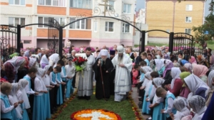 Освящение храма Успения Пресвятой Богородицы в селе Аликово