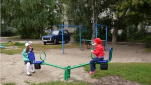 Детский городок - на радость жителям микрорайона "Молодежный" г.Ядрин