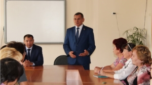 Министр образования и молодежной политики Чувашской Республики посетил Цивильскую школу-интернат №2