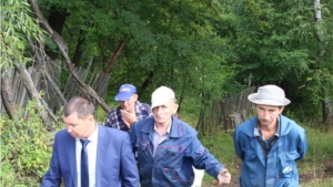 Глава администрации района Александр Казаков во Второвурманкасинском сельском поселении