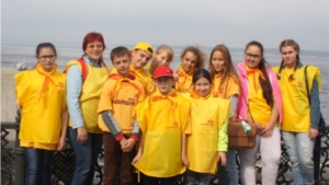 Волонтеры гимназии - участники всероссийской оздоровительной акции "Волна здоровья"