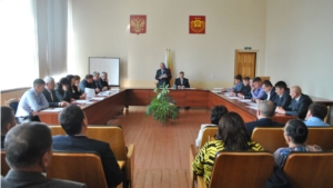 Первое заседание депутатов Шемуршинского районного Собрания депутатов третьего созыва
