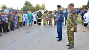 Командно-штабное учение в Ибресинском районе. 2 день