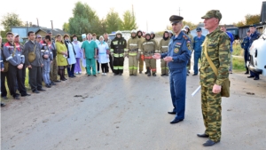 Командно-штабное учение в Ибресинском районе. 2 день
