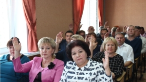 Состоялось первое очередное заседание Собрания депутатов Цивильского района шестого созыва
