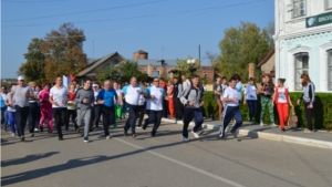 В Мариинско-Посадском районе состоялся районный этап Всероссийского Дня бега «Кросс наций – 2015»