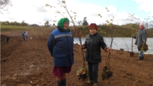 Акция «Посадим дерево с внуком и сохраним его» прошел в селе Тогаево