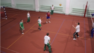 Команда Минприроды Чувашии принимает участие в соревнованиях по волейболу