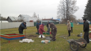 Обустройство детских площадок в Синьяльском поселении